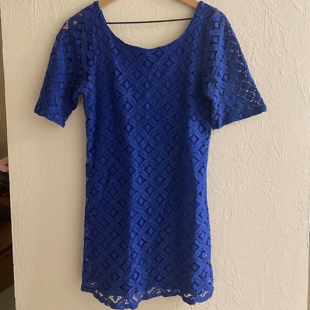 Blue flower dress